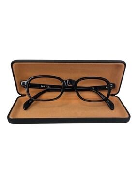 Paul Smith PS-201 OX Black Rectangular Eyeglass Frames Japan 49-20